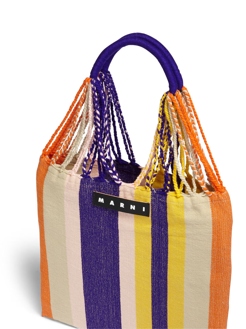 MARNI MARKET ポリエステル ショッピングバッグ ハンモック風ハンドル付き グレー/ターコイズ/レッド - ハンドバッグ - Image 4