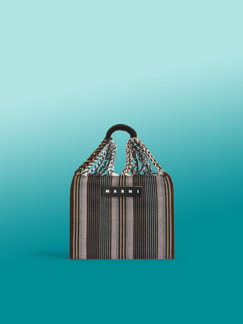 ピンク マルチカラー MARNI MARKET HAMMOCK クロシェ ミニバッグ | Marni 