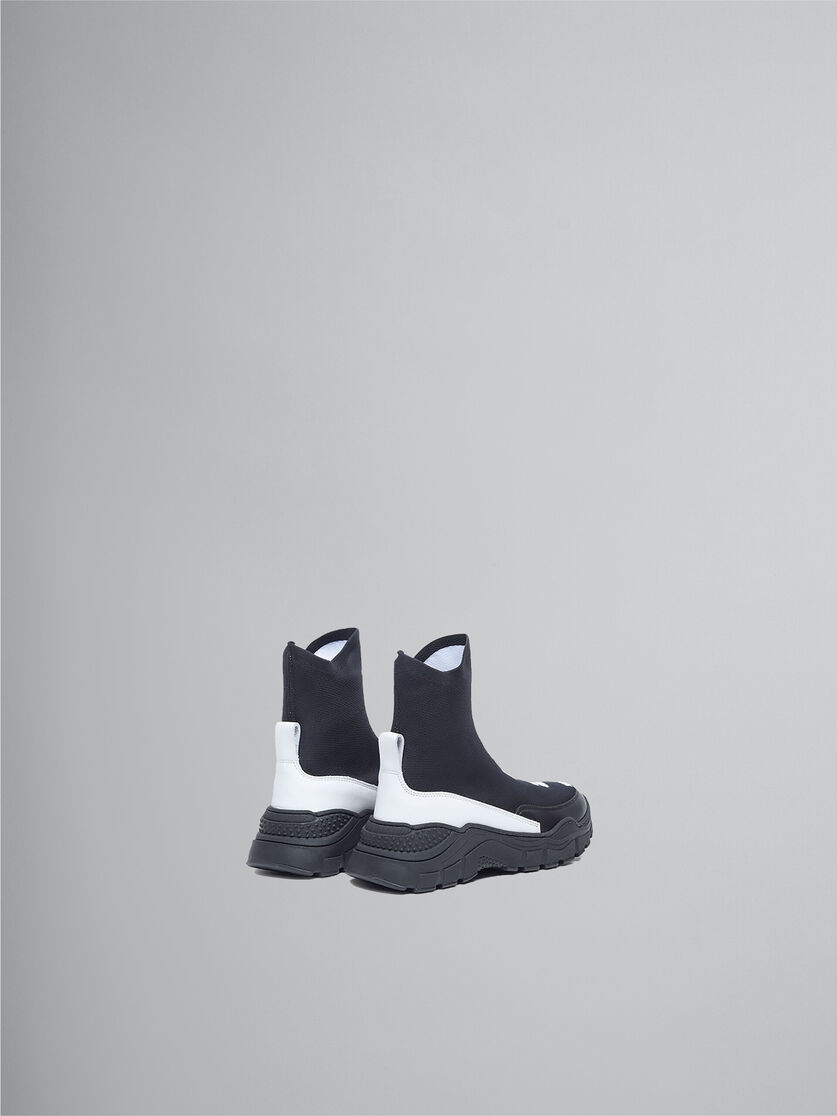 Black logo sock sneaker - Boots - Image 3