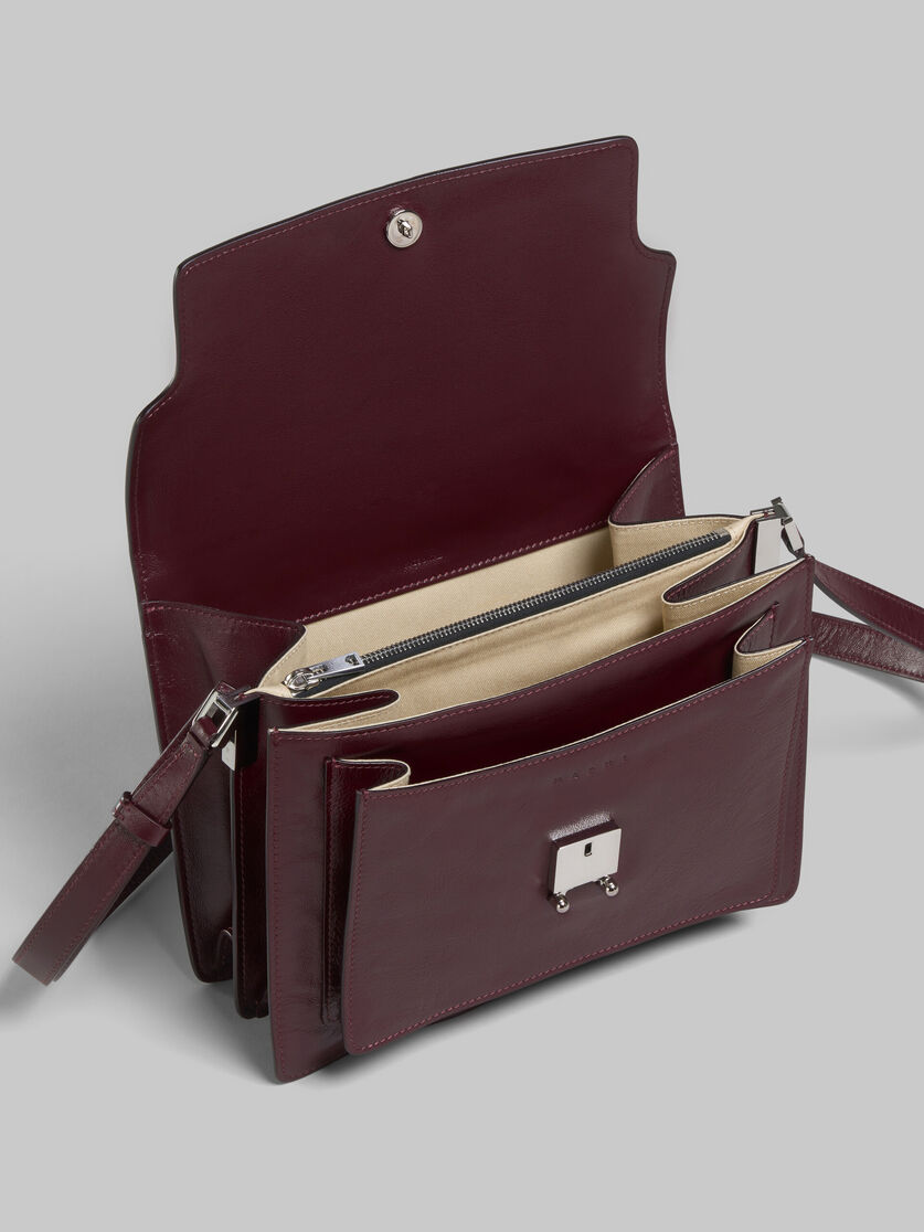 Große Tasche Trunk Soft aus Leder in Rot | Marni