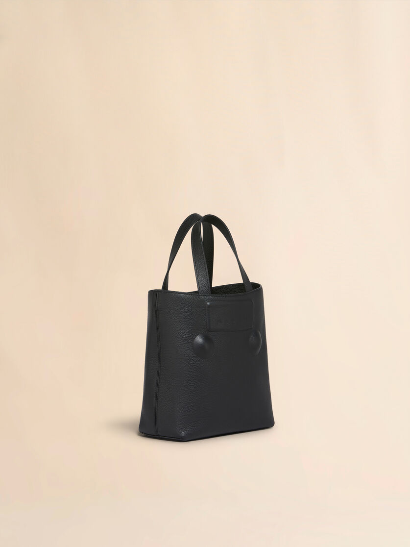 Bolso pequeño Trunkaroo Embossed de piel gris - Bolsos shopper - Image 5