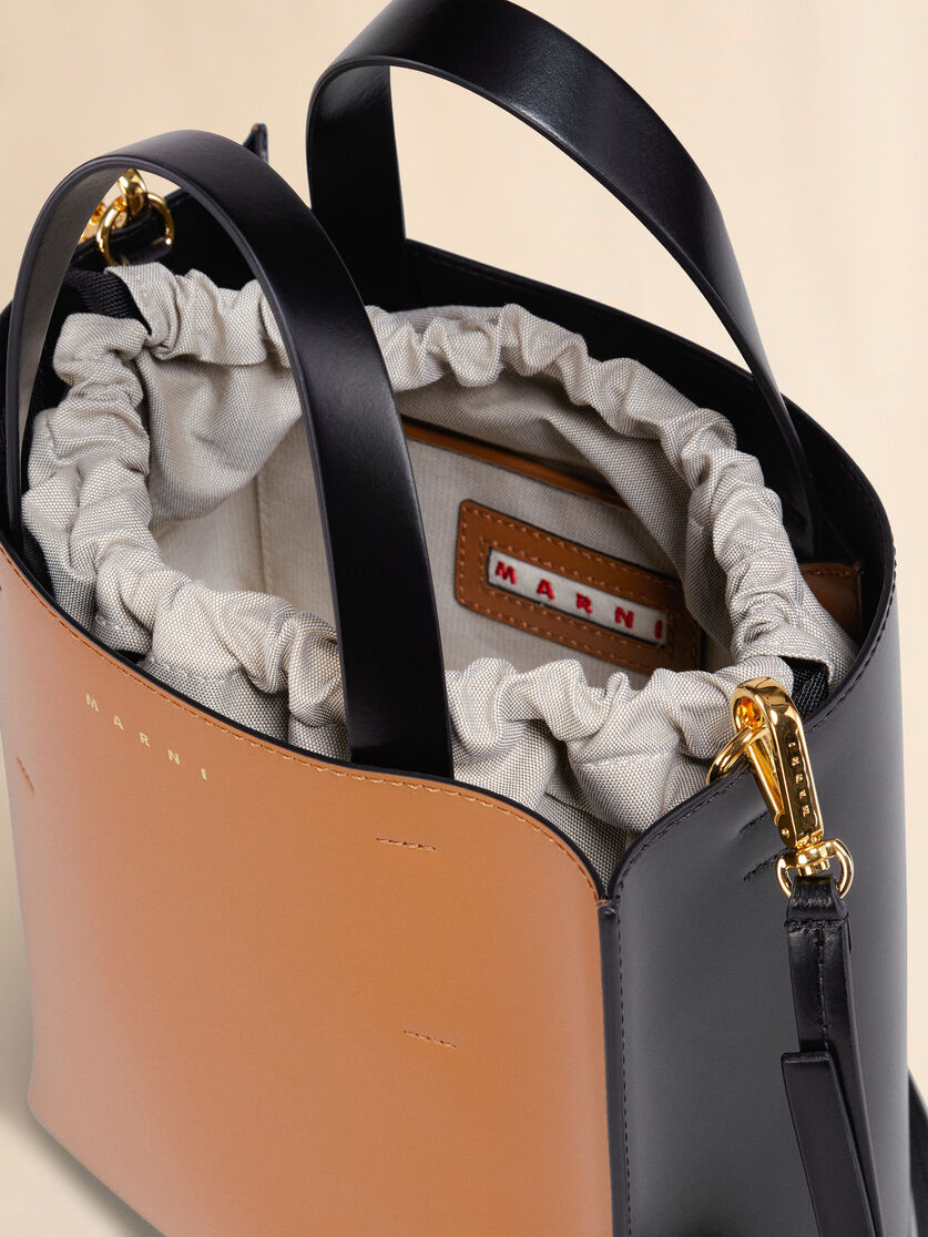 MUSEO small bag in shiny smooth calfskin - Shopping Bags - Image 5