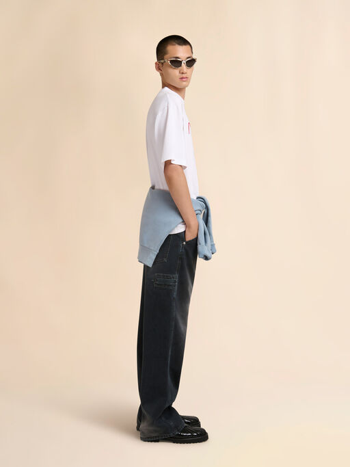 Camiseta de algodón blanca con logotipo de Marni Animal Alphabet flocado - Camisas