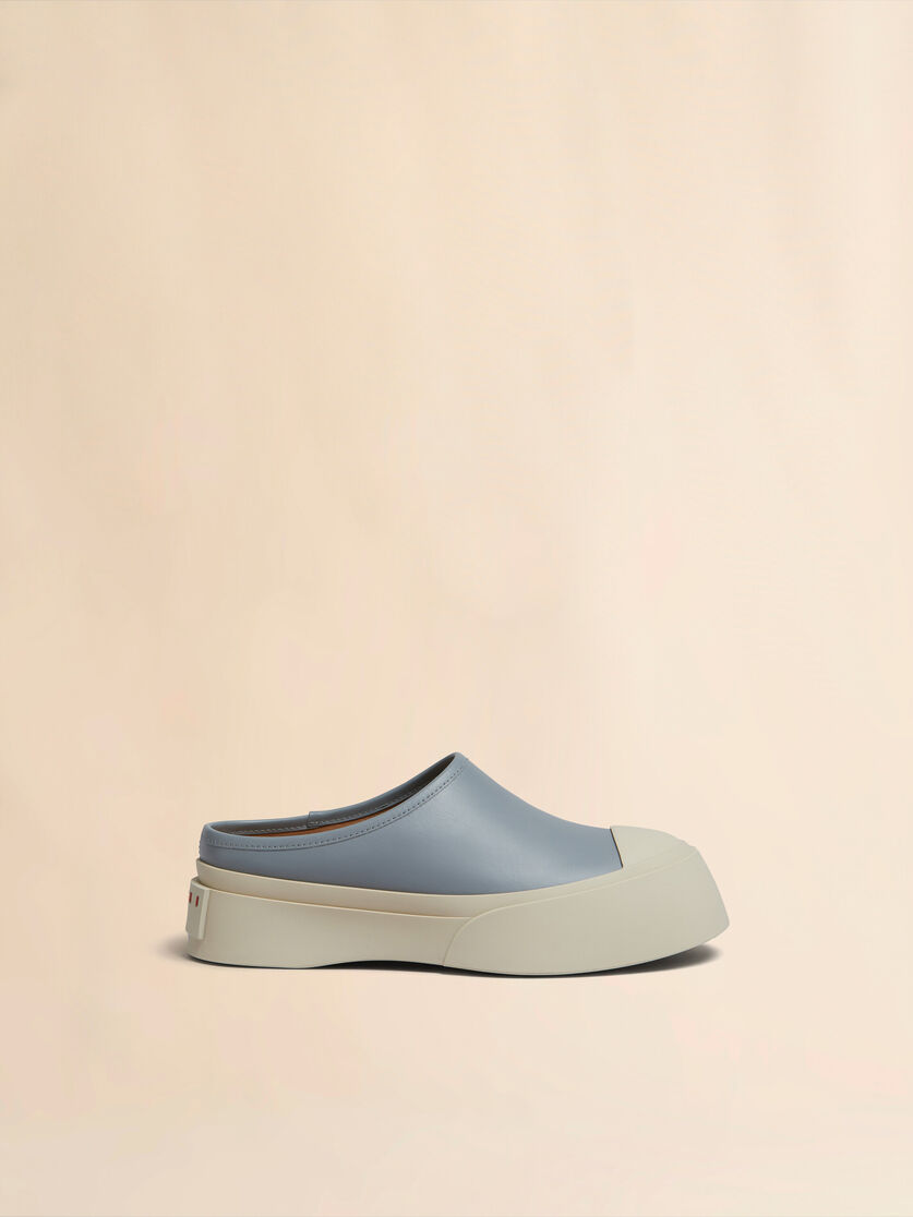 Grey leather Pablo sabot - Sneakers - Image 1
