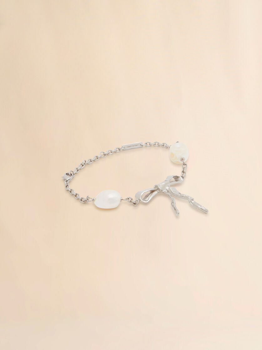 Silver Bow bracelet - Bracelets - Image 1
