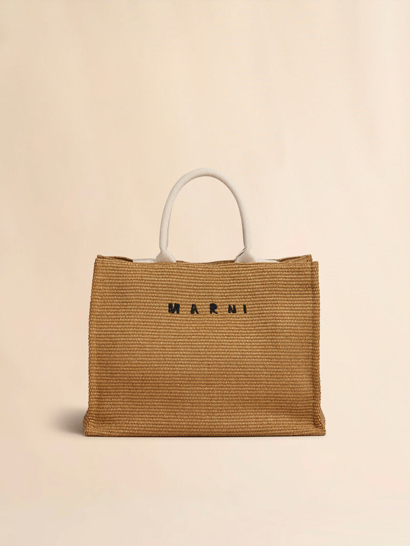 Tote Bag aus Material in Bast-Optik, Image 1