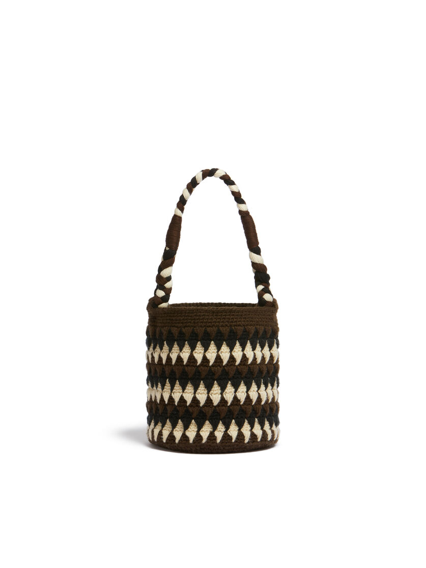 ブラウン クロシェ Marni Market Chessboardバッグ, Image 3