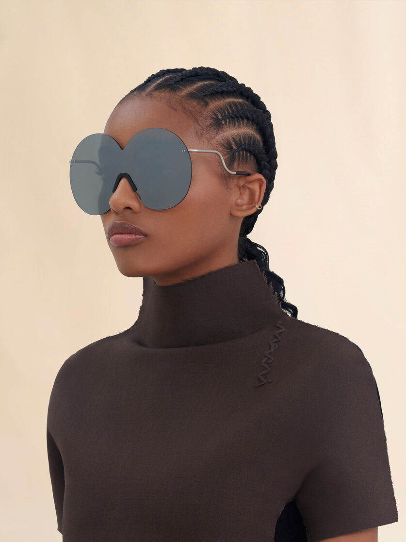 Charcoal grey Odrius sunglasses - Optical - Image 2