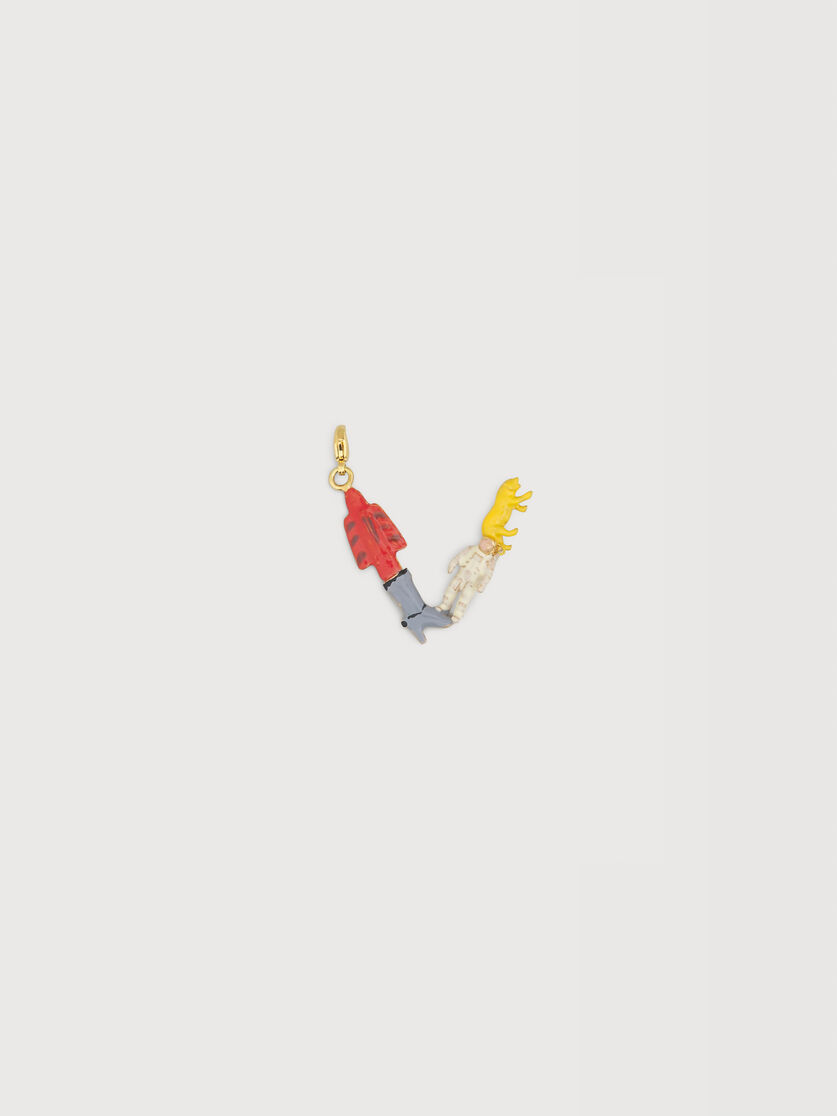 Marni Alphabet "V" charm, Image 1