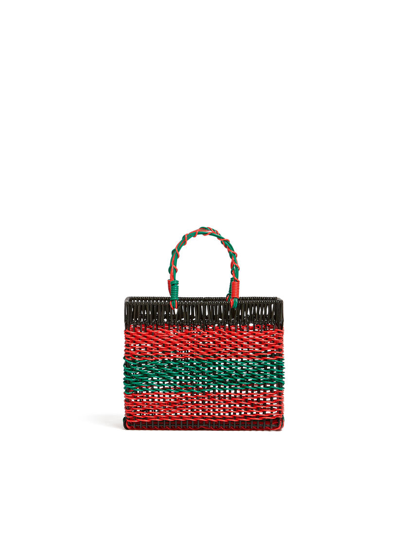 MARNI MARKET green and red basket - Accessories - Image 3
