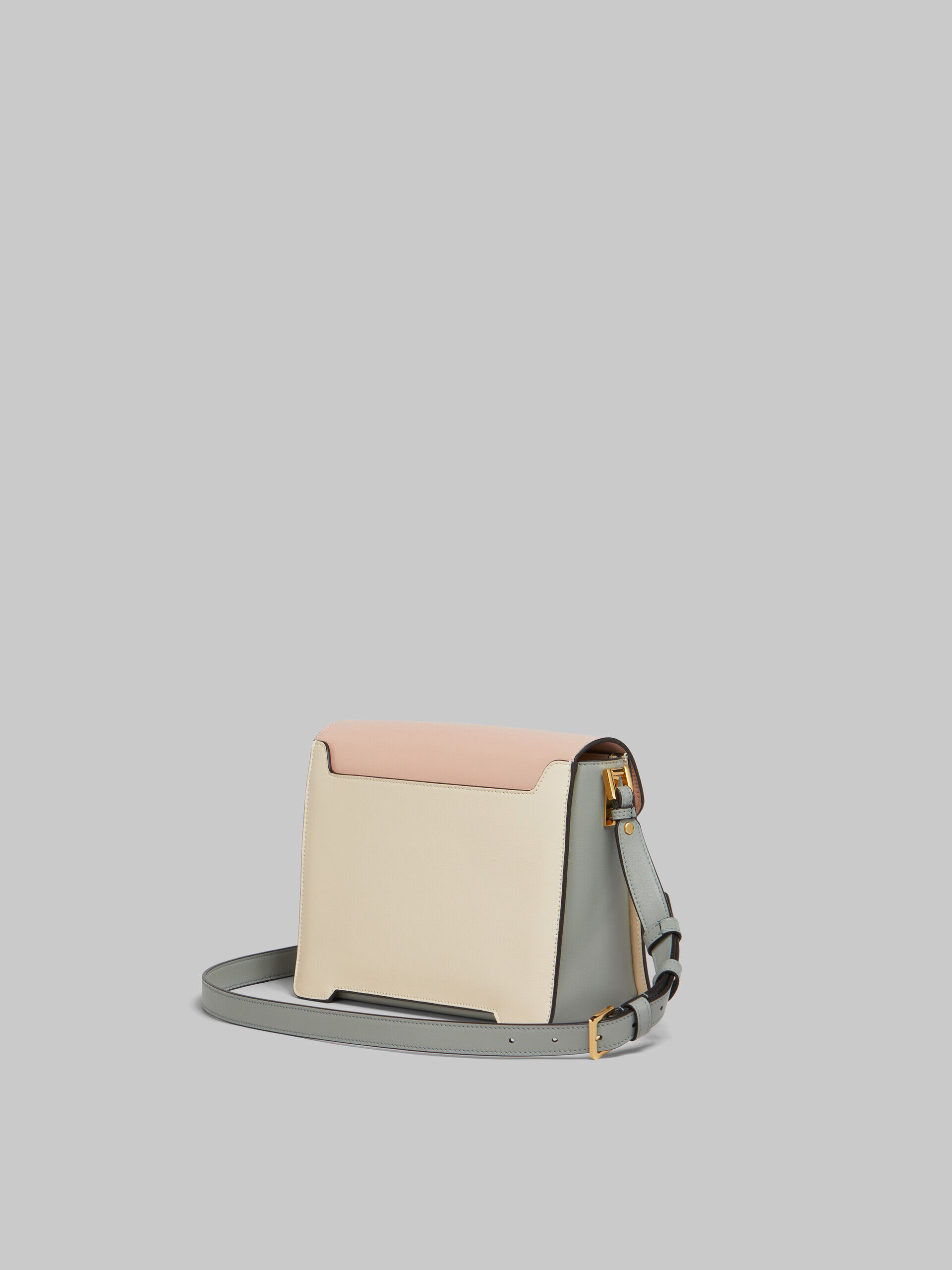 ライトピンク ホワイト グレー レザー製 Trunkaroo ミディアムショルダーバッグ | Marni