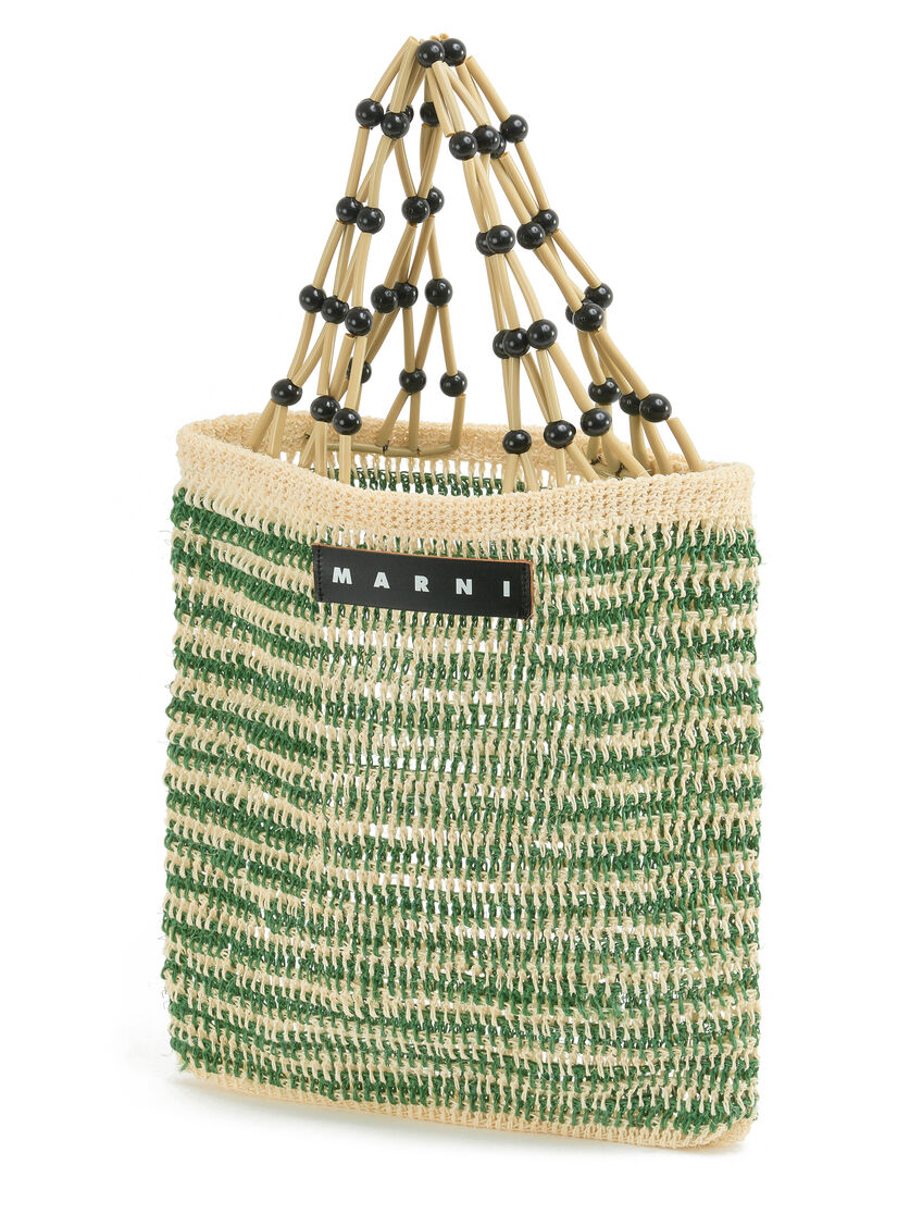 グリーン MARNI MARKET FIQUE ナチュラルファイバーネットショッパー  