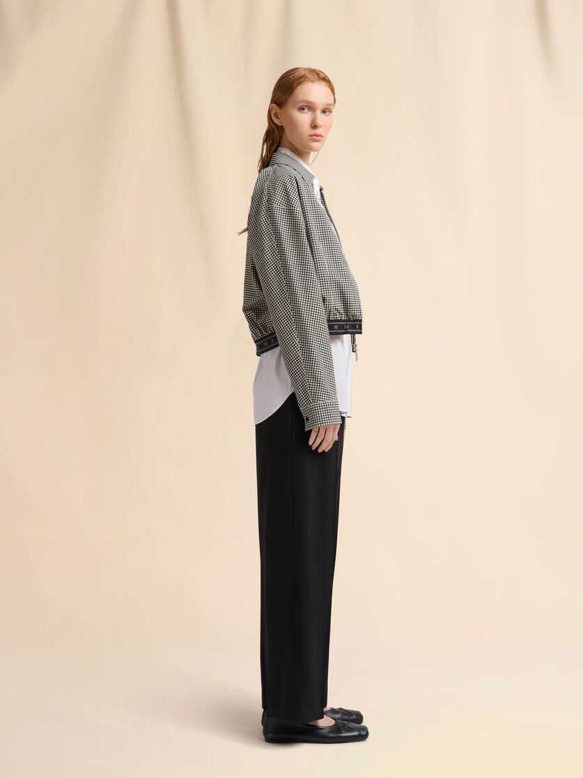 White organic poplin shirt with Marni Mending - Shirts - Image 5