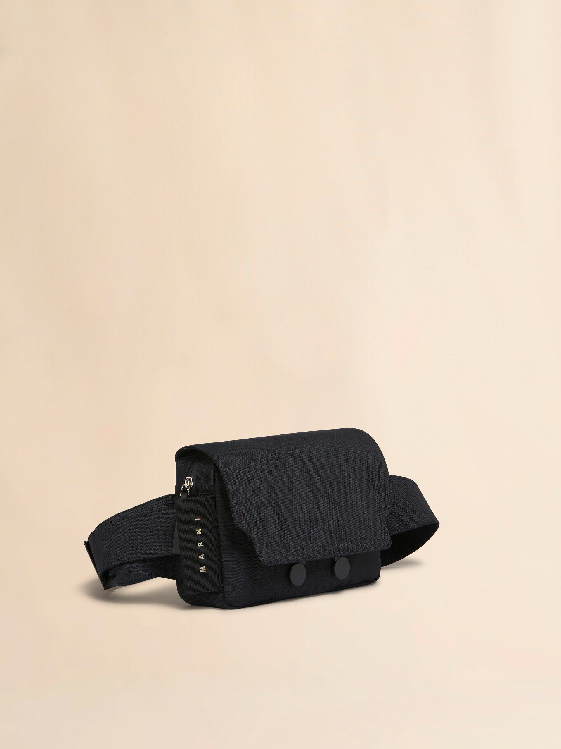 送料無料商品 |  公式 オンライン ブラック Marni | シティスケープベルトバッグ ナイロン バッグ