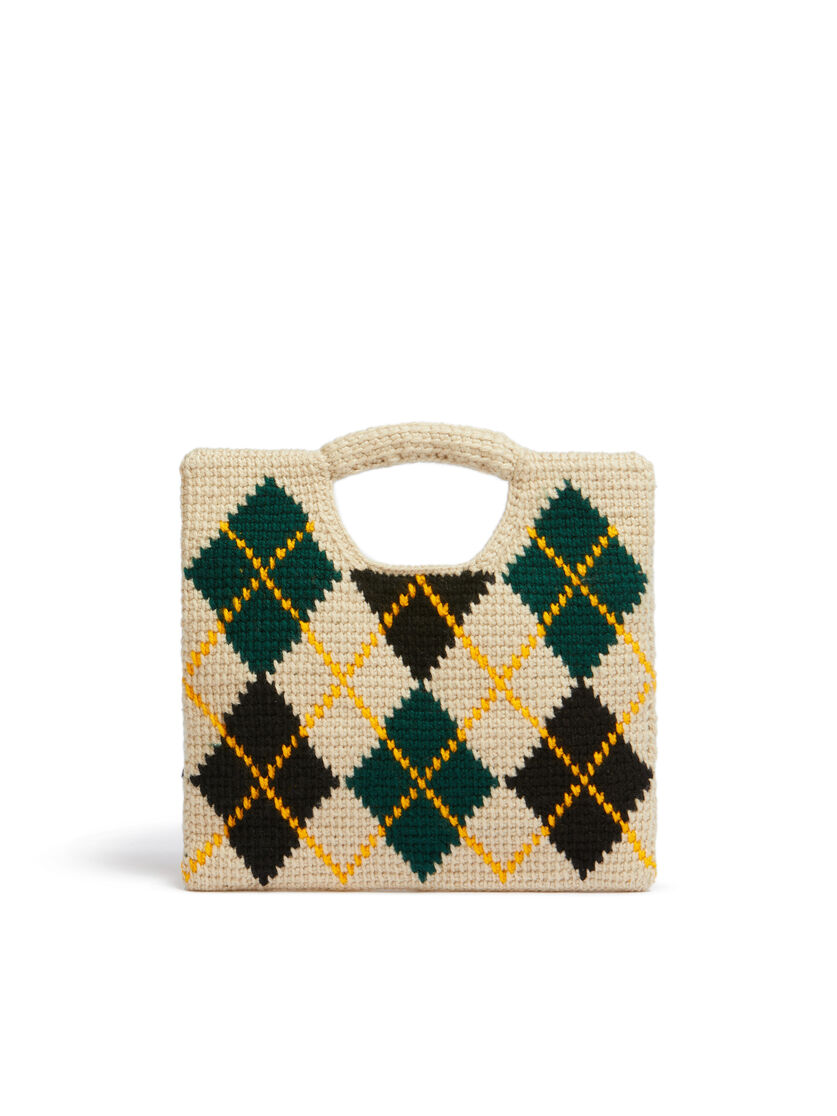 ホワイト ロンバス テックウール Marni Market Horseハンドバッグ - ショッピングバッグ - Image 3