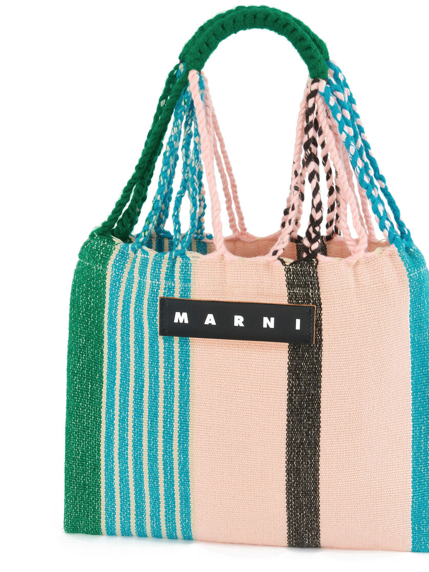 ライトブルー マルチカラー MARNI MARKET HAMMOCK クロシェ バッグ - ショッピングバッグ - Image 4