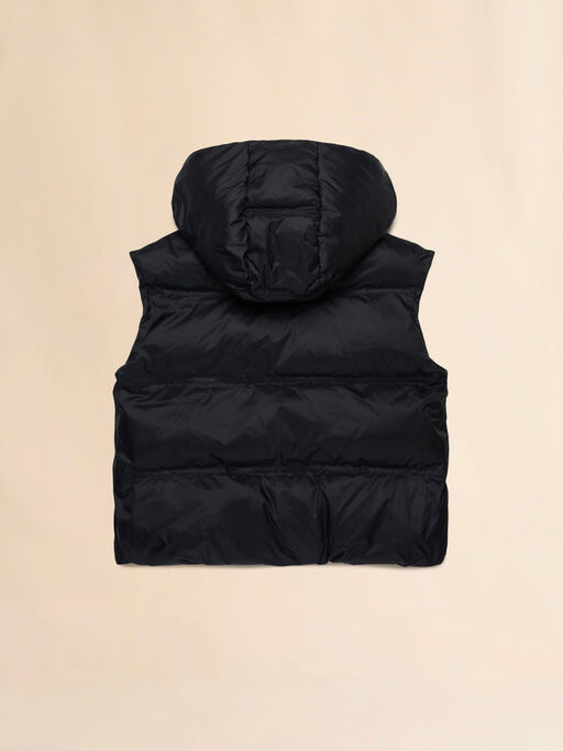 Black nylon vest with Marni print - Jackets