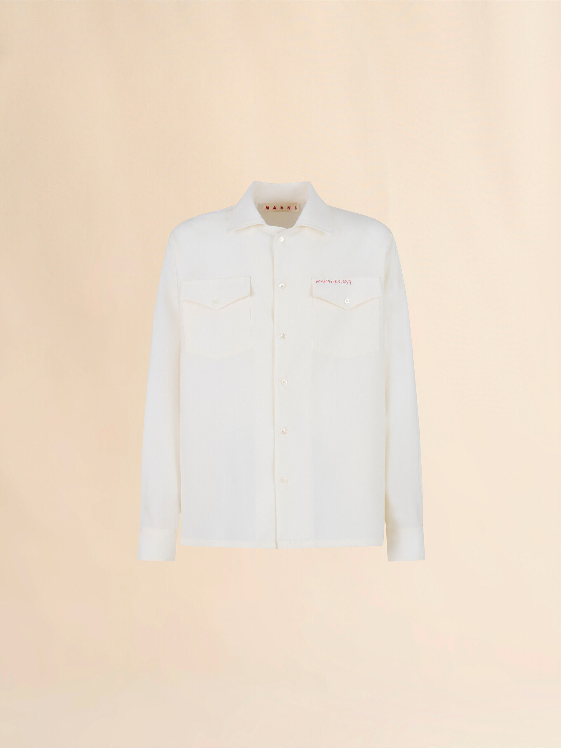 MARNI マルニ 21SS オーバーサイズペイントデニムシャツ