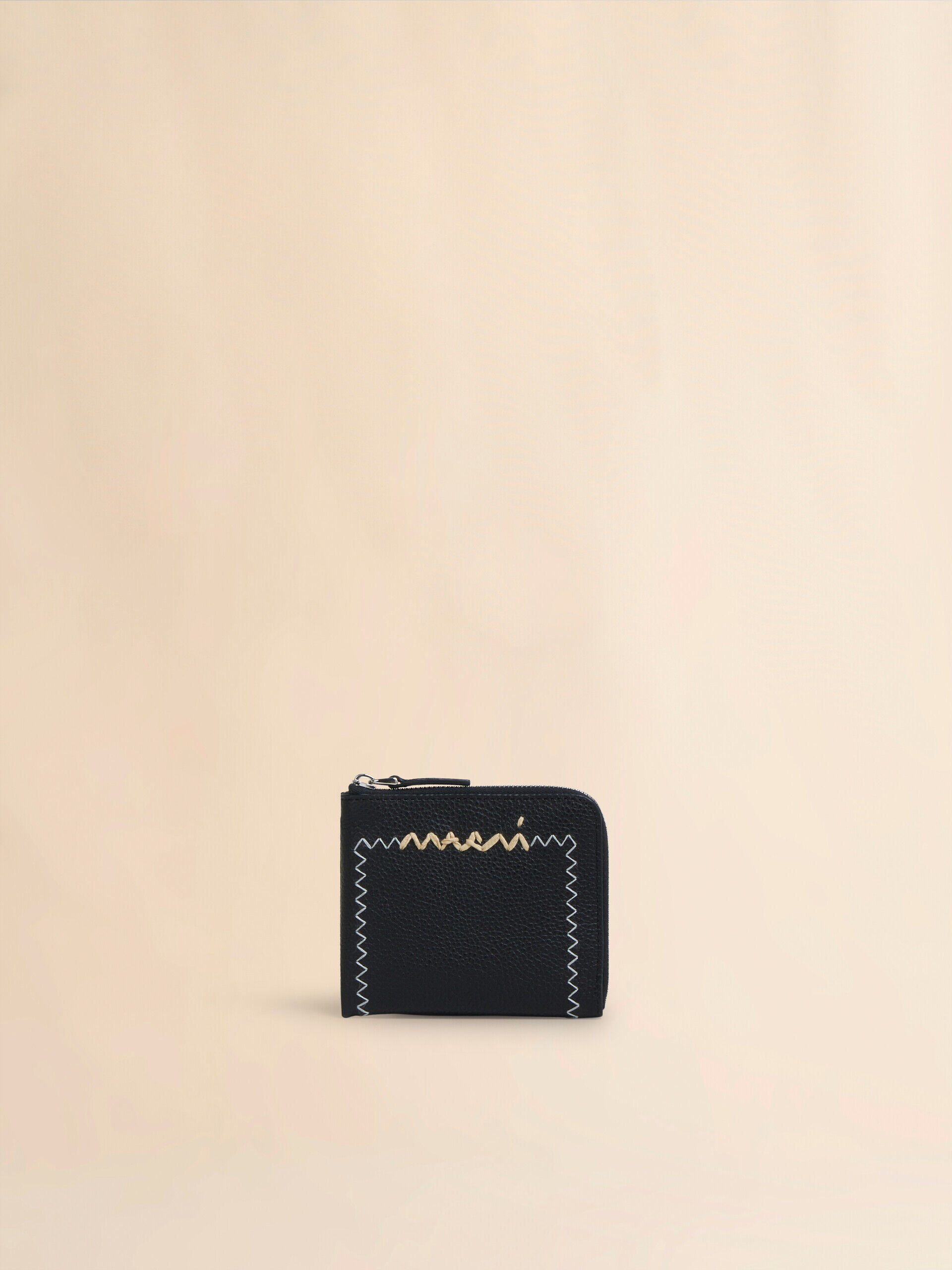 箱付き・美品】MARNI マルニ ステッチ 三つ折り コインケース 財布