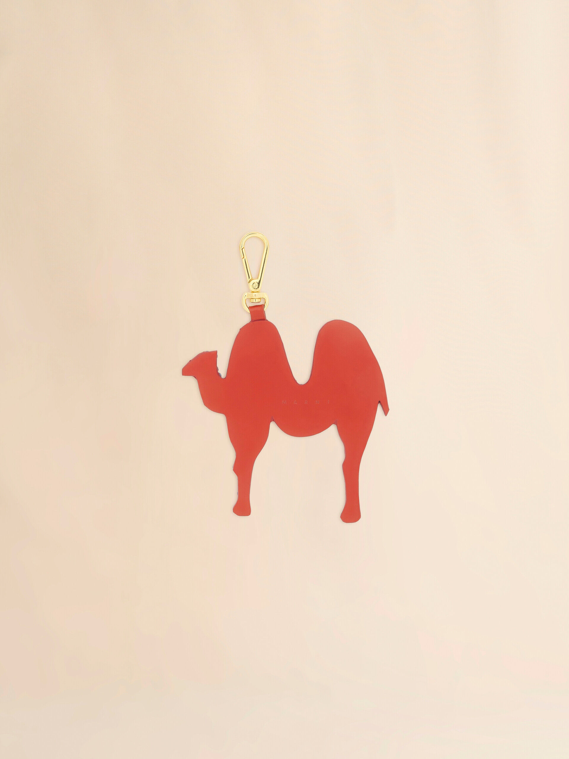 Pink leather animal alphabet charm | Marni