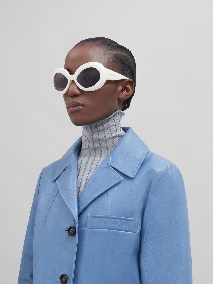 Cream Lake of Fire sunglasses | Marni