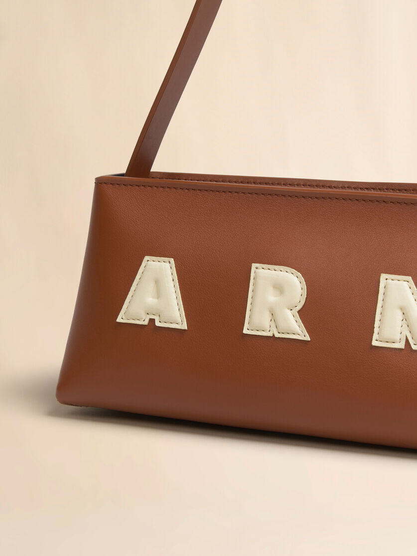 Cream leather Museo baguette bag - Shoulder Bags - Image 5