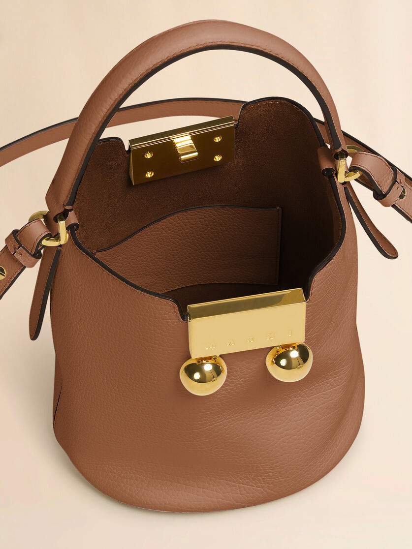 Bolso Trunkaroo de piel marrón - Bolsos de hombro - Image 3