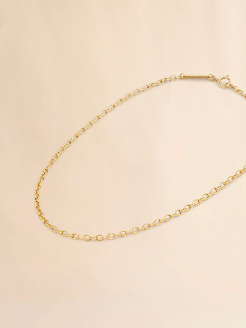 Gold chain necklace, Image 2