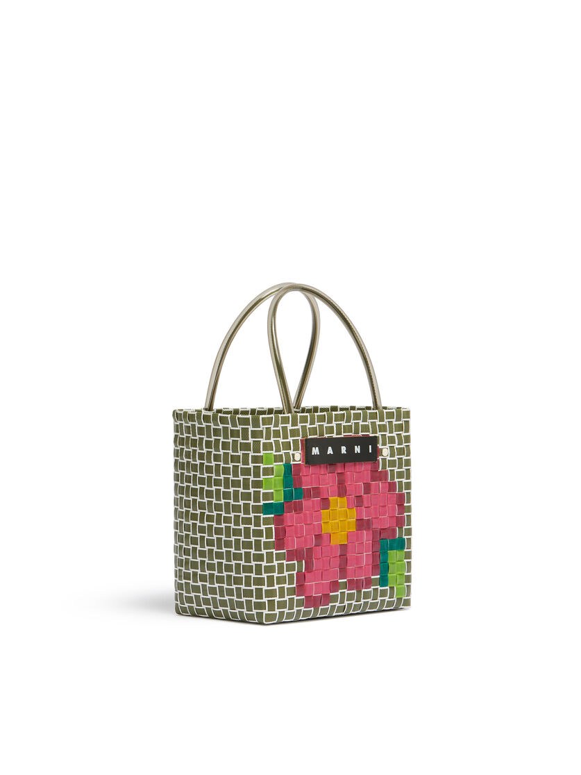 タイム MARNI MARKET FLOWER MINI BASKET BAG, Image 2