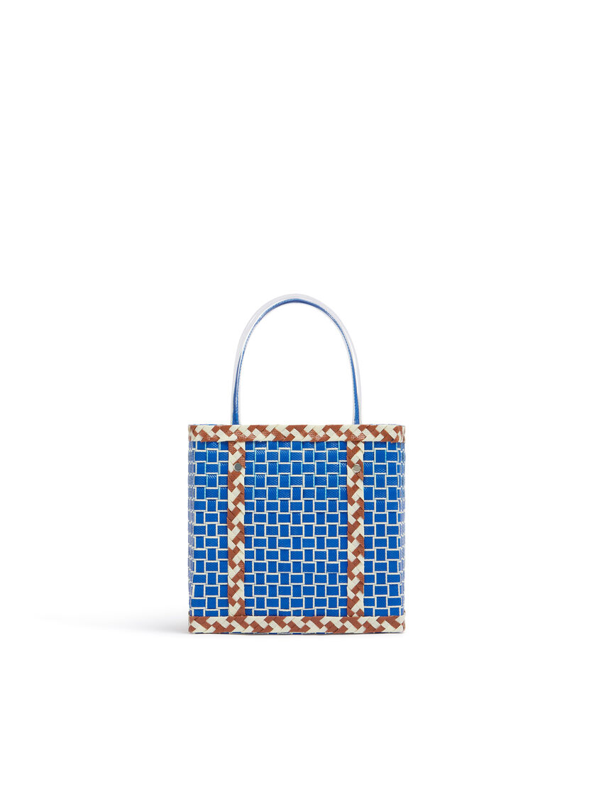 ブルー MARNI MARKET コントラストトリム バスケットバッグ - ショッピングバッグ - Image 3