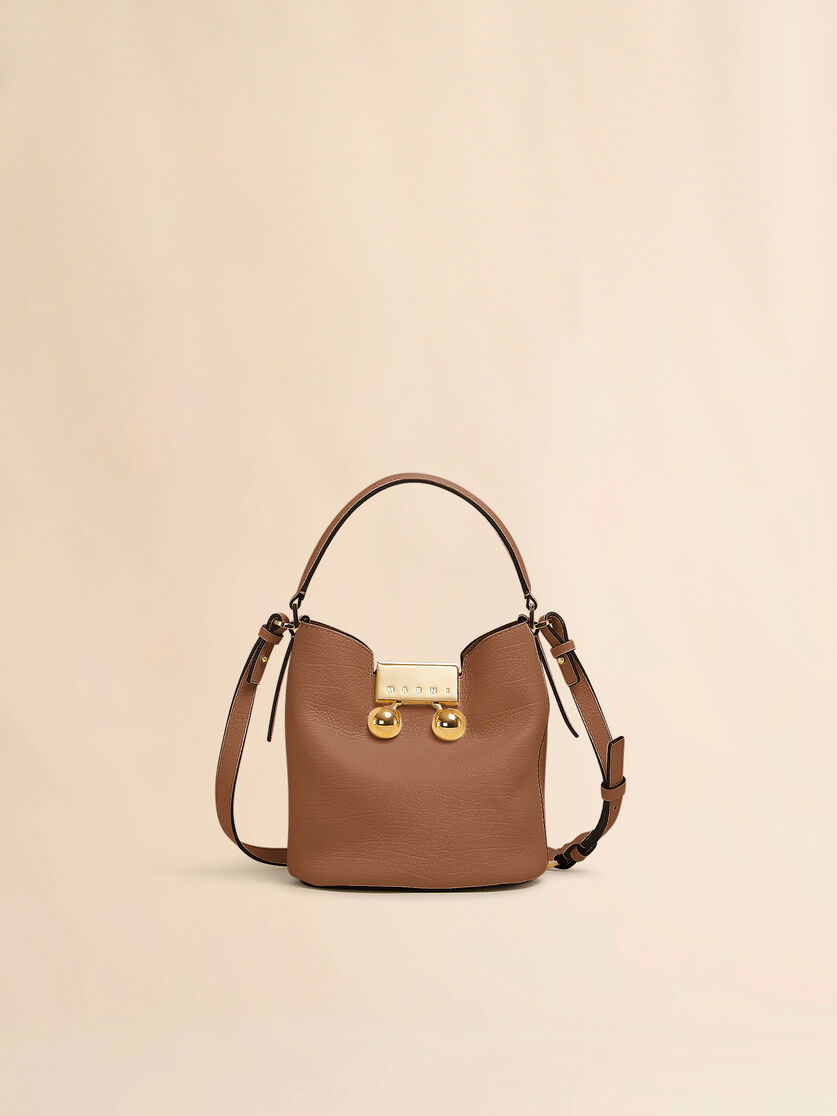 Bolso Trunkaroo de piel marrón - Bolsos de hombro - Image 1