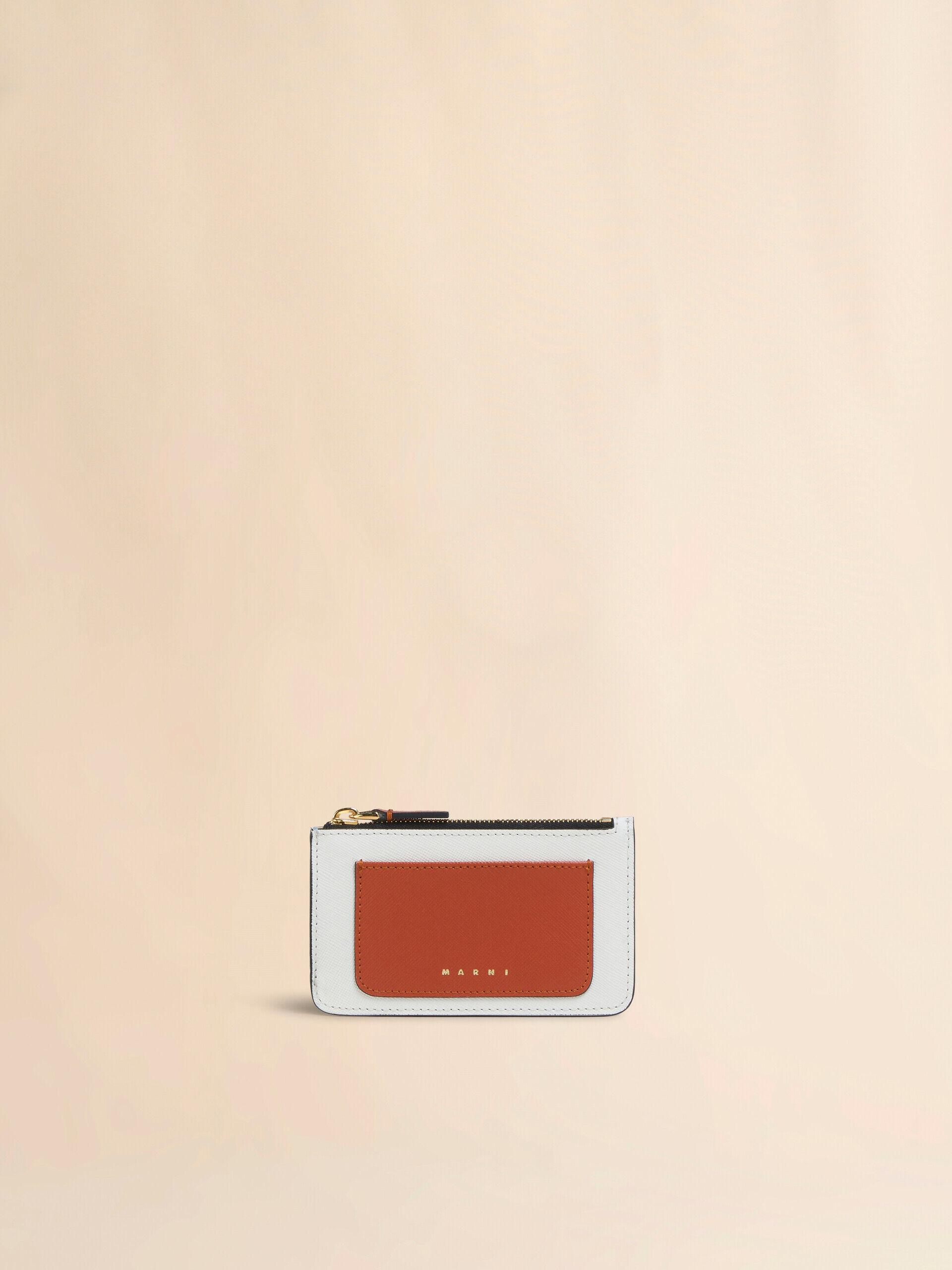ホワイト サフィアーノレザー カードケース | Marni