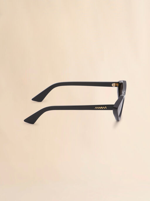 Black acetate Tikbarri sunglasses - Optical