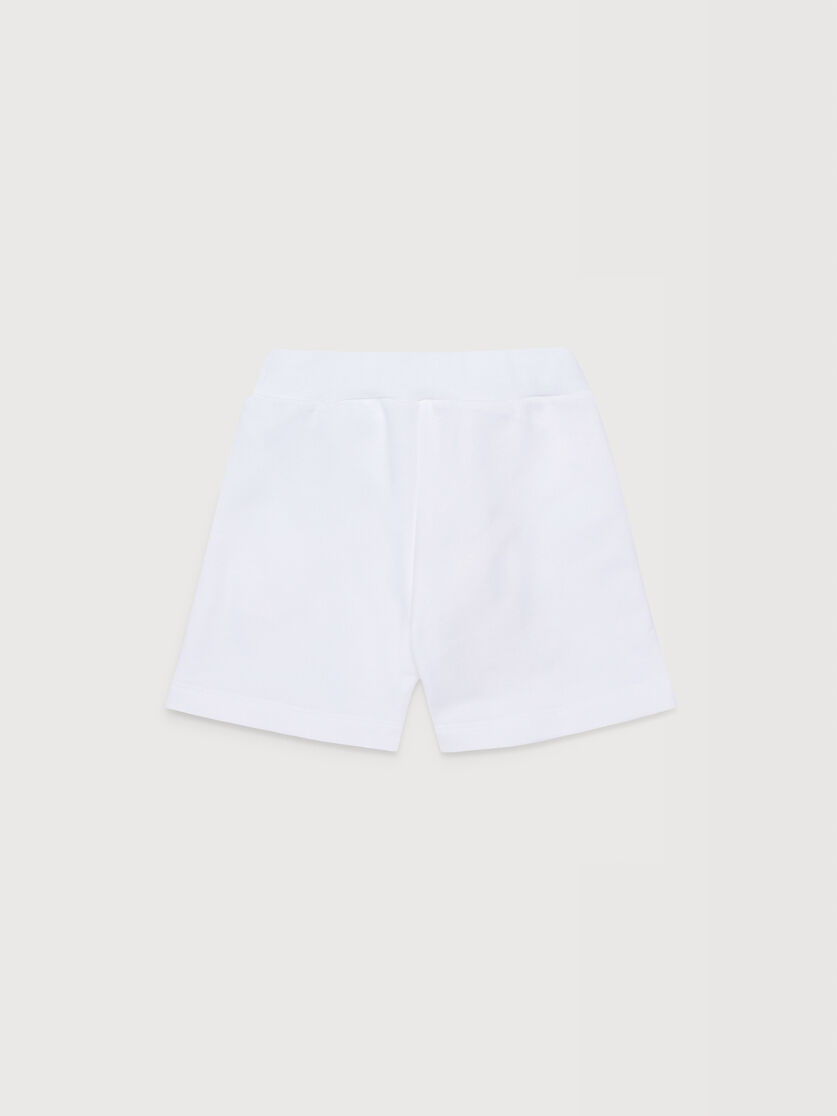 White cotton shorts with Marni print, Image 2