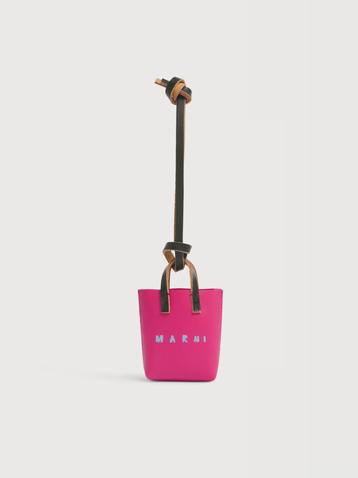 Pink micro tote bag charm - Key Rings