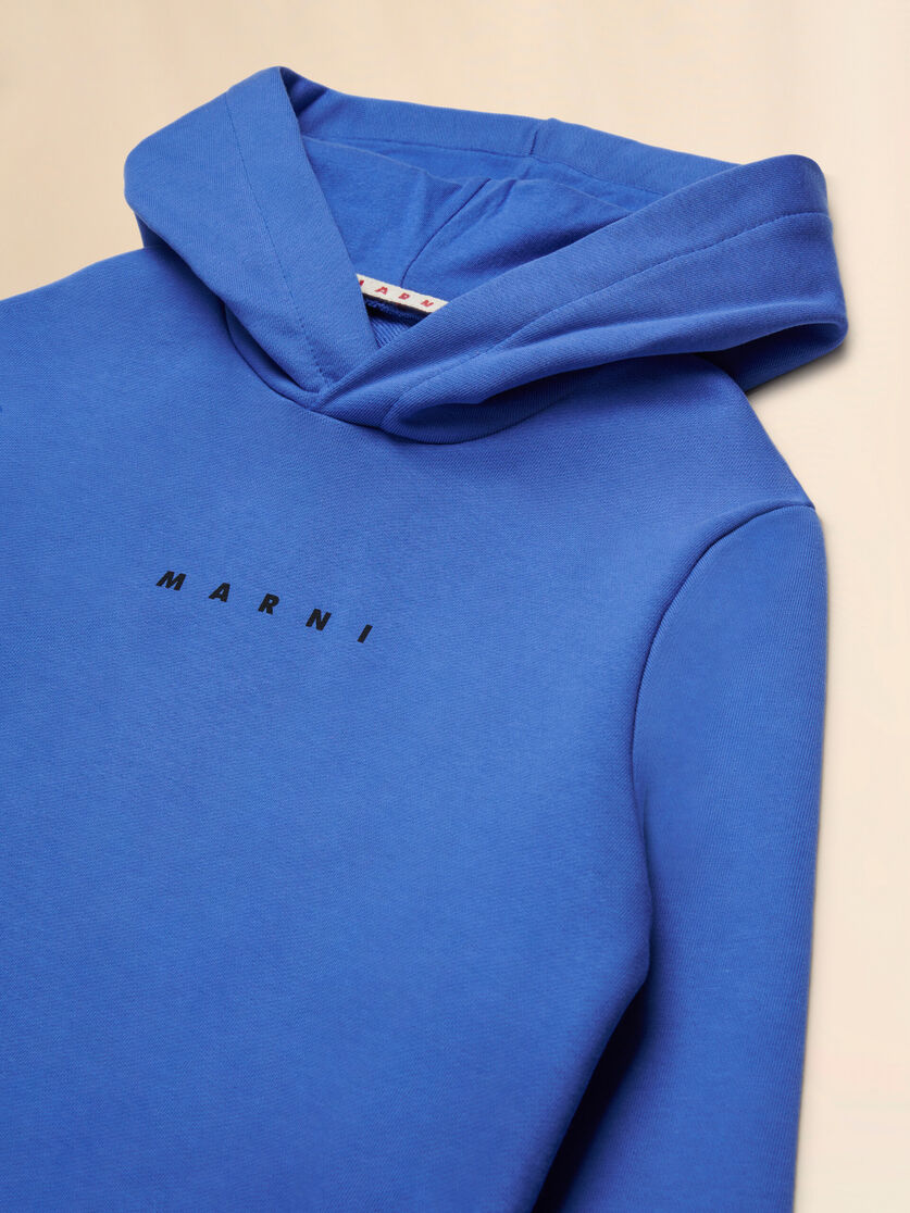 Blue sweatshirt with small Marni print - Sweaters - Image 3