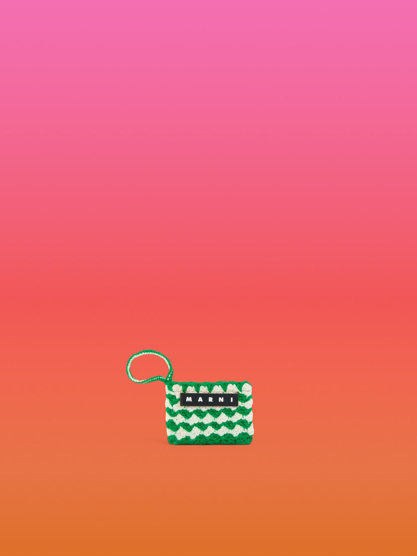 ブラック クロシェ Marni Market Chessboard ミニポーチ - ファッション小物 - Image 1