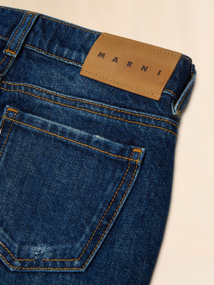 Blue denim 5-pocket jeans - Pants - Image 4