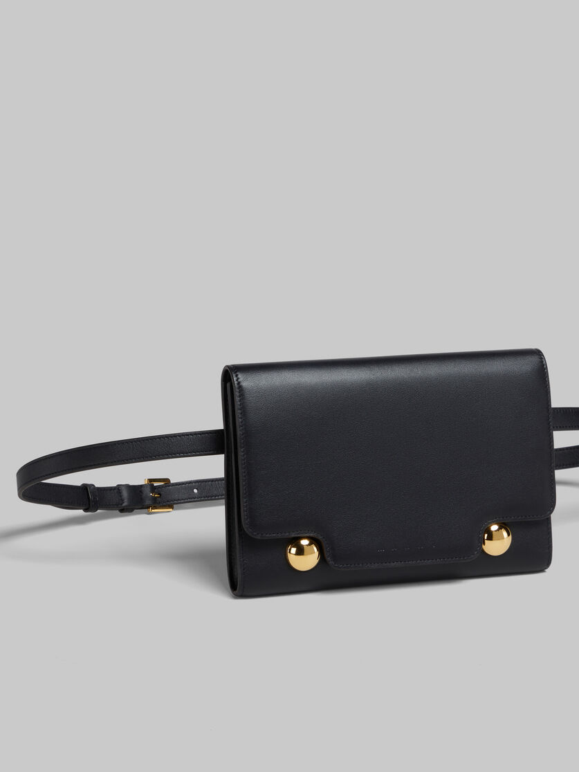 Black leather Trunkaroo bum bag - Belt Bag - Image 5