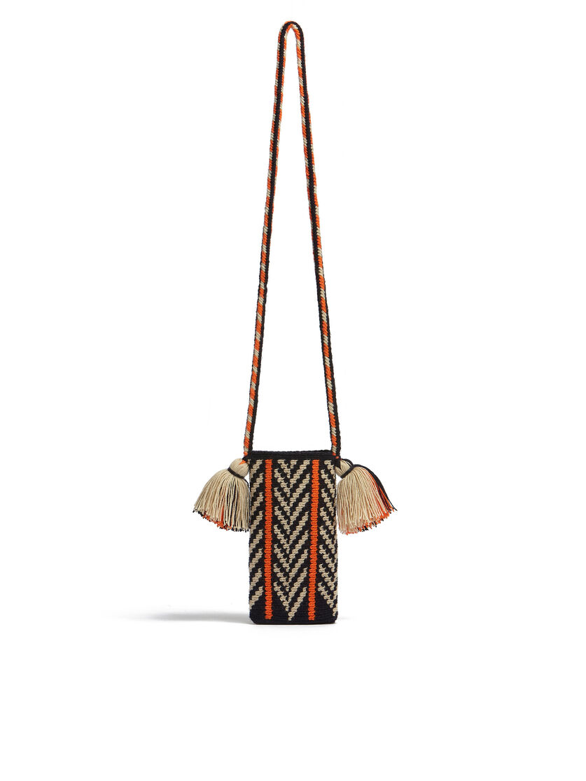 ブラック ジオメトリック MARNI MARKET 携帯電話フォルダー, Image 3