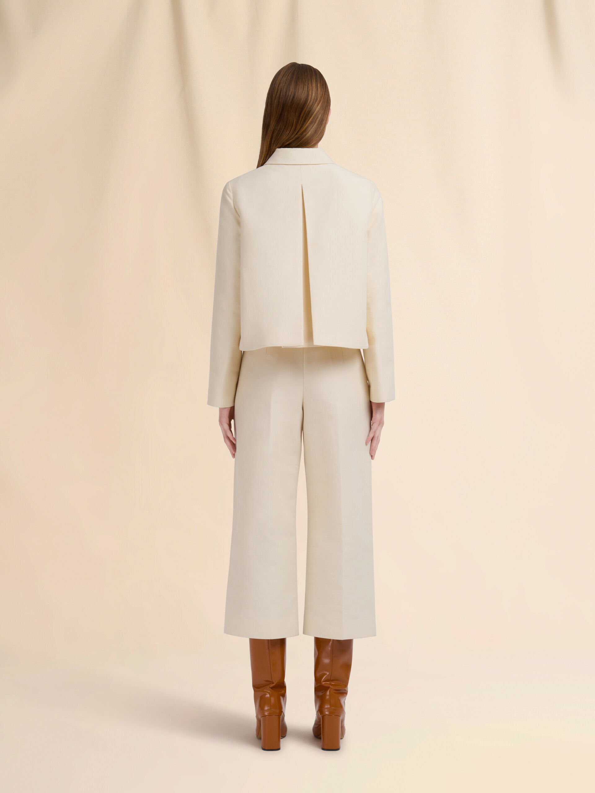 ジャケット MARNI FW25 Cream cady blazer (GIMA0301A0TCX28 00W06) Cream cady jacket with pockets | Marni