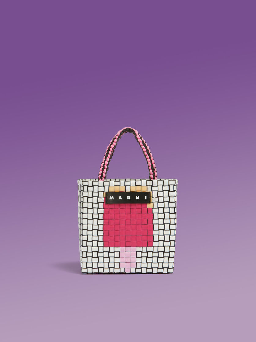 セラミック MARNI MARKET MINI BASKET BAG - ショッピングバッグ - Image 1