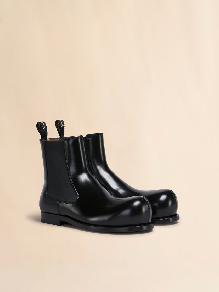 Black leather New Wave Chelsea boot - Boots - Image 2