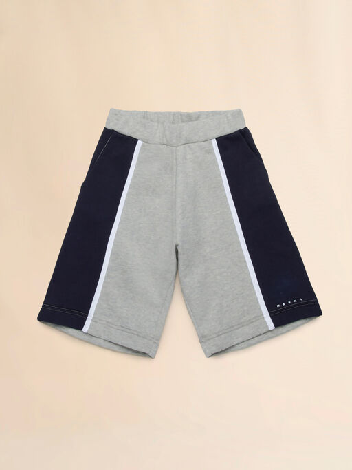 Fleece shorts with colorblock details - Pants