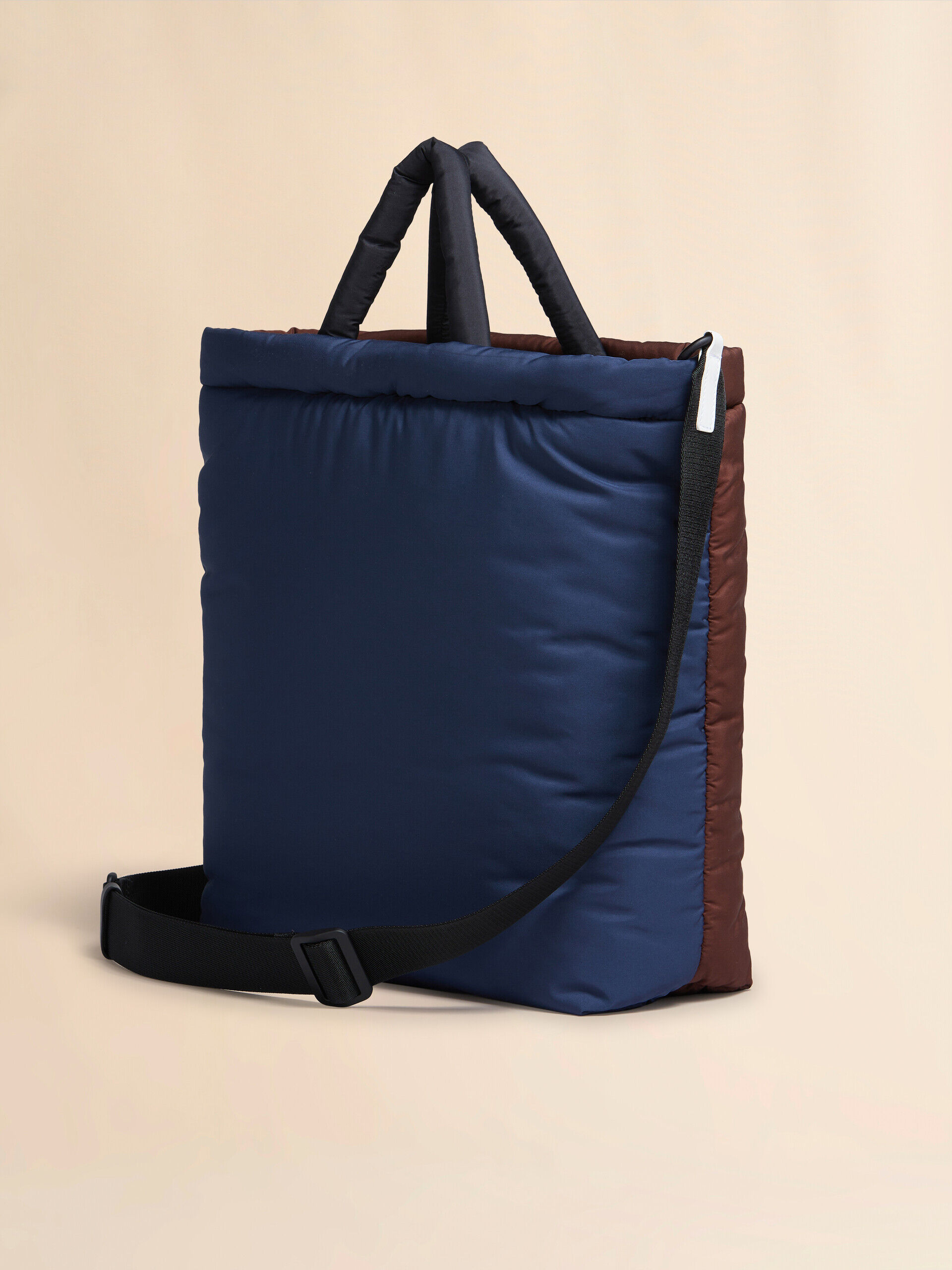 ブラウン ブルー ブラック Puff トートバッグ | Marni