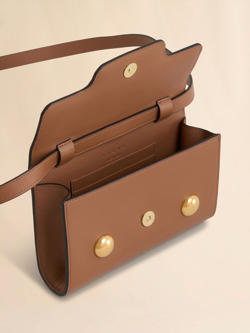 Light brown leather Trunkaroo clutch - Pochettes - Image 3