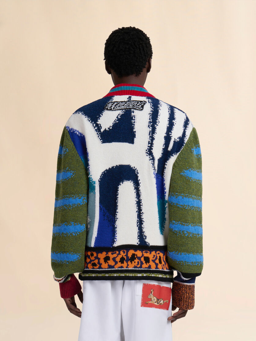 Multicolour wool cardigan - Pullovers - Image 3