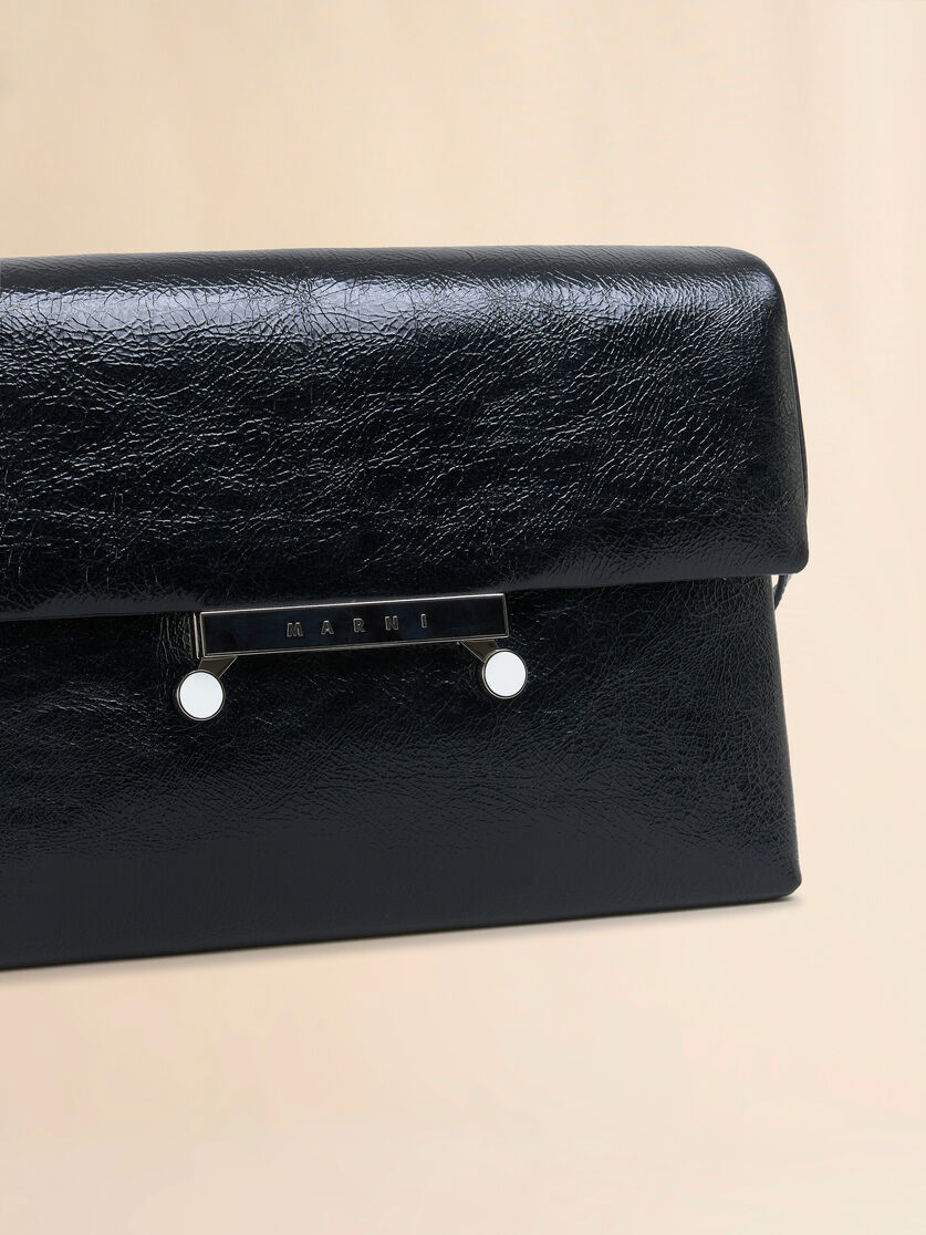ブラック クラクリュールパテントレザー製 ミディアム Envelope バッグ - ショルダーバッグ - Image 5