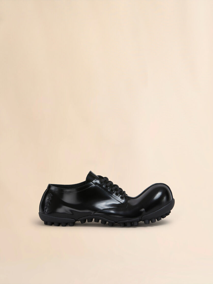 Black patent leather Wave lace up - Lace-ups - Image 1