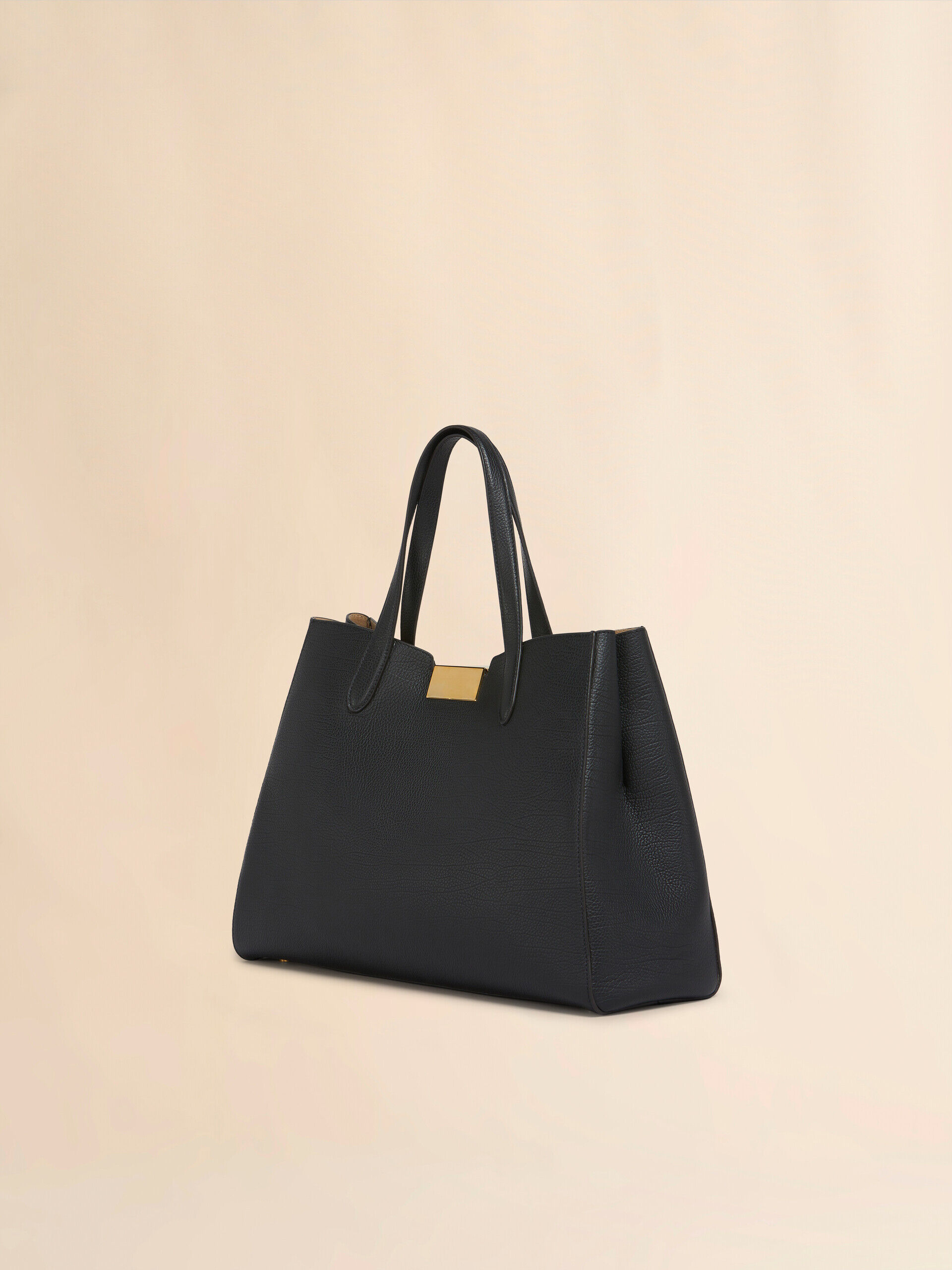 ブラック レザー製 Trunkaroo トートミディアムハンドバッグ | Marni
